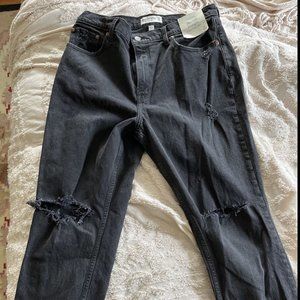 Abercrombie & Fitch Curve Love 90s Straight Ultra High Rise Jeans 14S 32